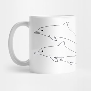 Dolphin Family Mug